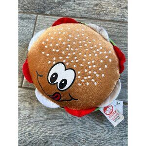 Fiesta Hamburger Stuffed Plush Toy Animal Burgers‎ Food Dog Toy 7" Plushie
